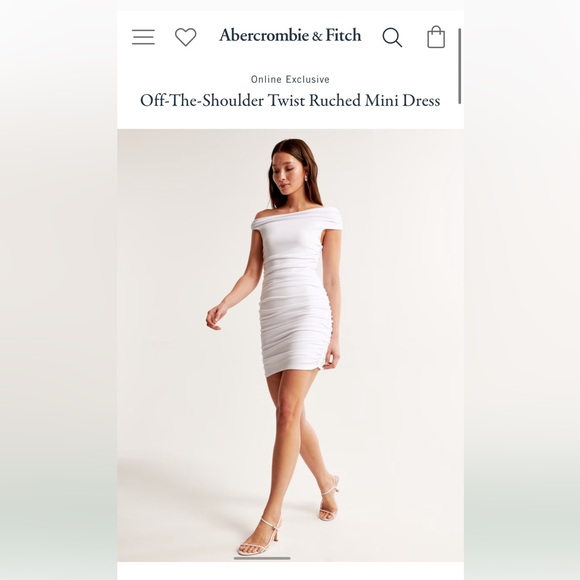 Abercrombie White mini dress - Picture 3 of 3